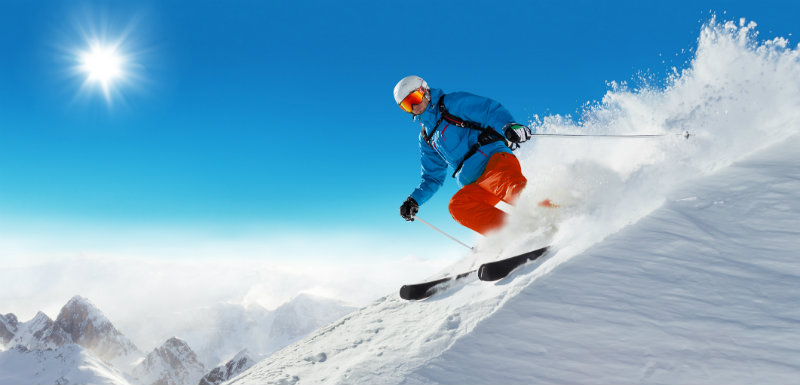 Attention à ne pas se brûler sur les pistes de ski !